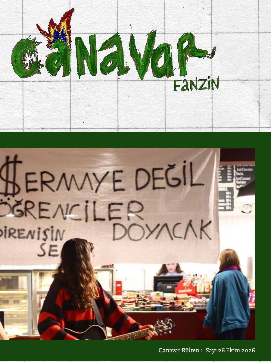 Canavar Bülten 1. sayı kapak